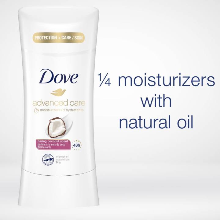 Advanced Care Caring Coconut Antiperspirant Deodorant Stick 74 gm