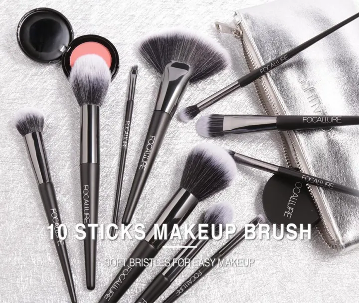 Focallure%2010Pcs/Set%20Makeup%20Brushes%20Kit%20with%20Pouch%20-%20Image%207