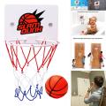 Children Kids Mini Basketball Hoop Toys Suck Wall-Mounted Stand with Pump Sport Toy Set. 