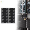 Weight Stack Labels Stickers for Workout Strength Training. 