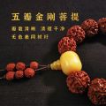 [ New ] Nepal Big Rudraksha Beads Bracelet Genuine Men's Hand Toy Five Faces Corpulent Original Seed Collectables-Autograph Bracelet Men's Bracelet. 