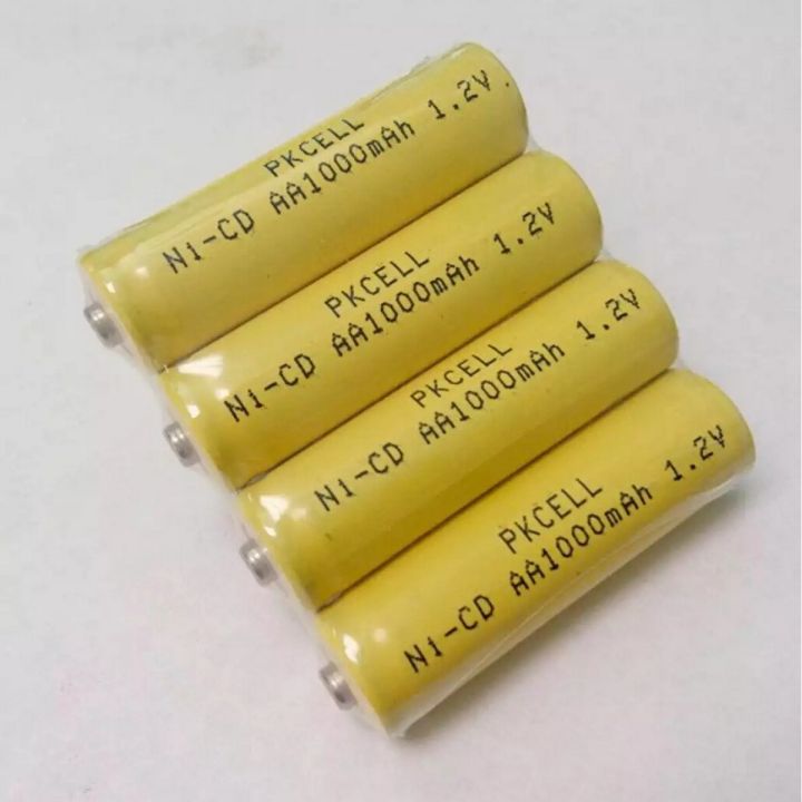 4Pcs AA 1.2V 1000mAh NiMH Rechargeable Batteries