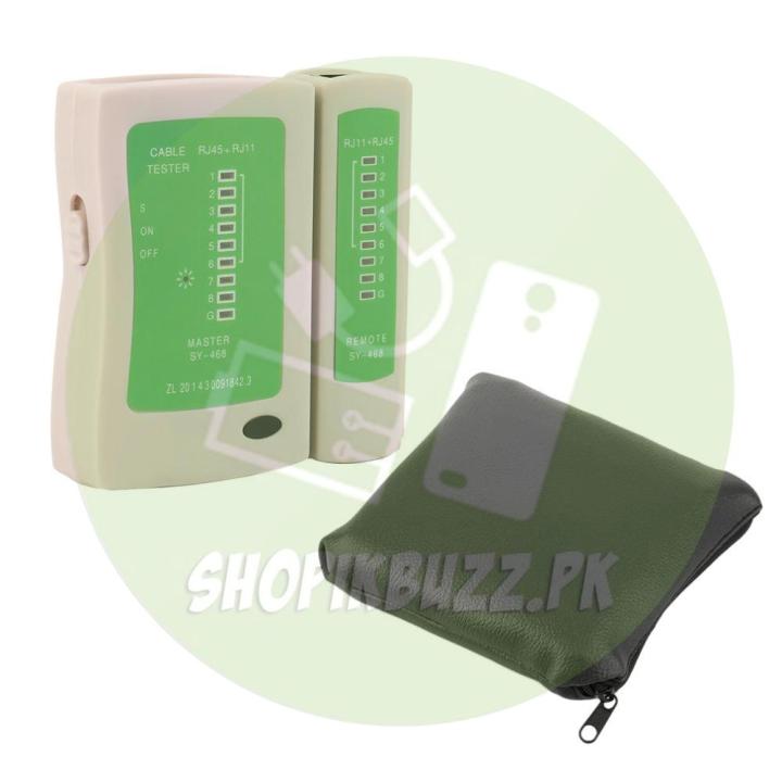 NETWORK CABLE TESTER & NETWORK CABLE CRIMP - RJ45 With 10 Connector ...