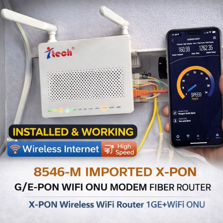 itech HG8546M Original XPON GPON ONU WiFi Router | Huawei HG8141A5 ...