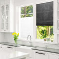 WEFILM Pleated Roller Blinds for Windows, Self-Adhesive Sunshade, Anti-UV, Heat Control, Blackout Curtains, Home Office, Available in Multiple Sizes and Colors. 
