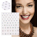 Crystal Tattoo Eye Sticker Glitter Makeup Temporary Rhinestone 3D Face Decoration Stickers. 