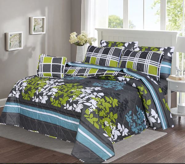 Comforter Set 7 PCS NEW Design King Size7 Export Quality