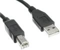USB 2.0 Type A Male to B Male Printer Scanner Cable  USB Printer Cable Branded Black. 