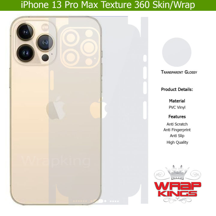 For%20Iphone%2013%20Pro%20Max%20Skin/Wrap%20360%20Protection%20Sheet/%20Carbon%20fiber/%20Matte/%20Transparent/%20Lamination%20Back%20And%20Sides%20Included%20Camera%20Skin%20-%20Image%202