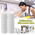20pcs Multifunctional Clean Spot Effervescent Spray Cleaner Fast Remover Concentrate Home Bathroom Toilet Floor Cleaning Tools. 