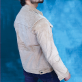 Men'S Cream Corduroy Jacket - Classic And Stylish Corduroy Jacket, Classy Flap Pockets Premium Quality. 