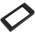 2Pcs Flat Humbucker Pickup Mounting Ring Frame with Guitar / Bass Cylinder Flush Mount Output Jack. 