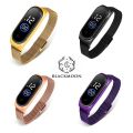Women's LED Waterproof Magnetic Watch - Fashion Digital Touch Wristwatch. 