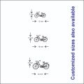 TOLARY Bicycle Sticker vinyl Wall Art, Cycling Gifts For Girl, Bike Gifts, Bicycle Wall Decor, Large Bike Wall Art sticker  elegant decor. 
