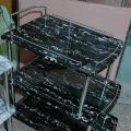 tea trolly wooden. 