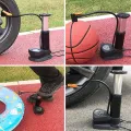 High Pressure Foot Air Pump with Gauge Heavy-Duty Foot Bike Pump for Bicycle Ball Scooter Car Inflatable Toys Mini Pump. 