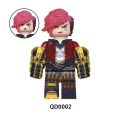 League of Legends Jinx Jayce Caitlyn Vi Victor Riot Games Mini Building Block Figure Toys Kids Gift. 