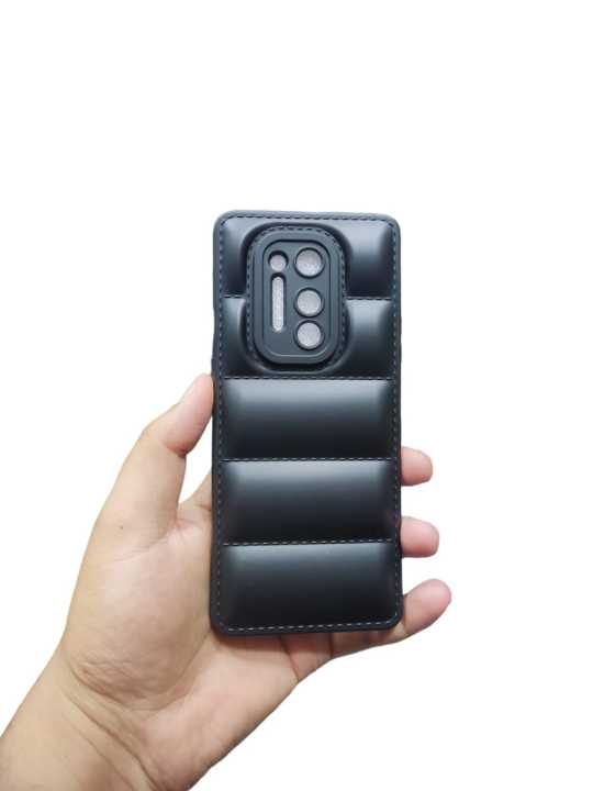 One Plus 8 Pro ( 1+ 8 Pro ) Back Cover Soft Puffer Down Jacket Camera Protection Phone Case