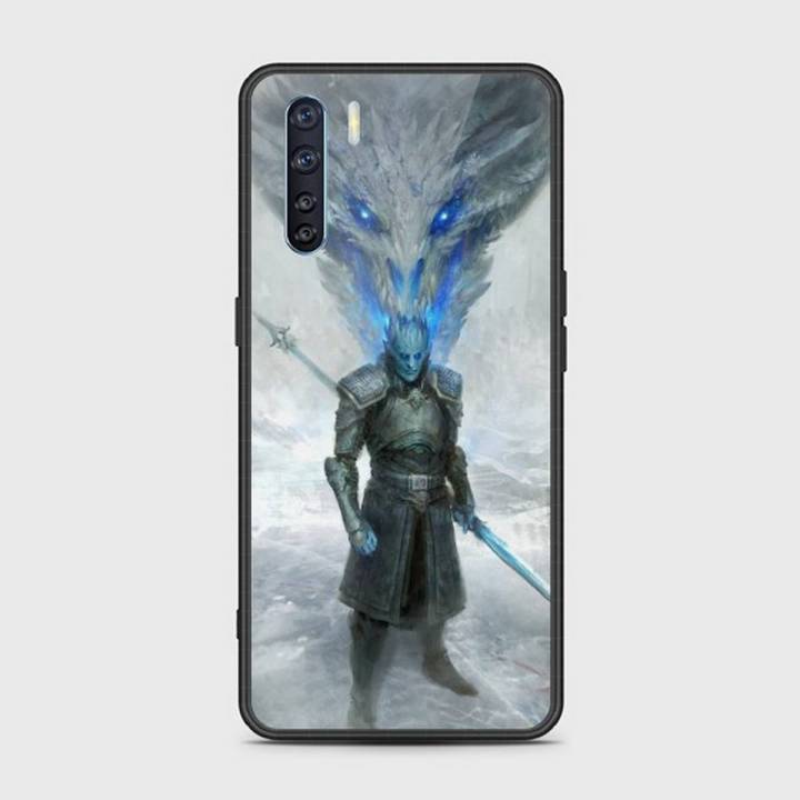 Oppo Reno 3 Cover - SkinLee HQ Infinity Glass Case (Soft) - Night King Game Of Thrones - SKINLEE-596-1-779-565