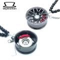 Car Decoration Pendant Car Pendant Alloy Racing Wheel Rearview Mirror Hanging Accessory Glossy Black Beads Silver Tag Auto Decoration Unique Design Gloss Black Beads Car Charm. 