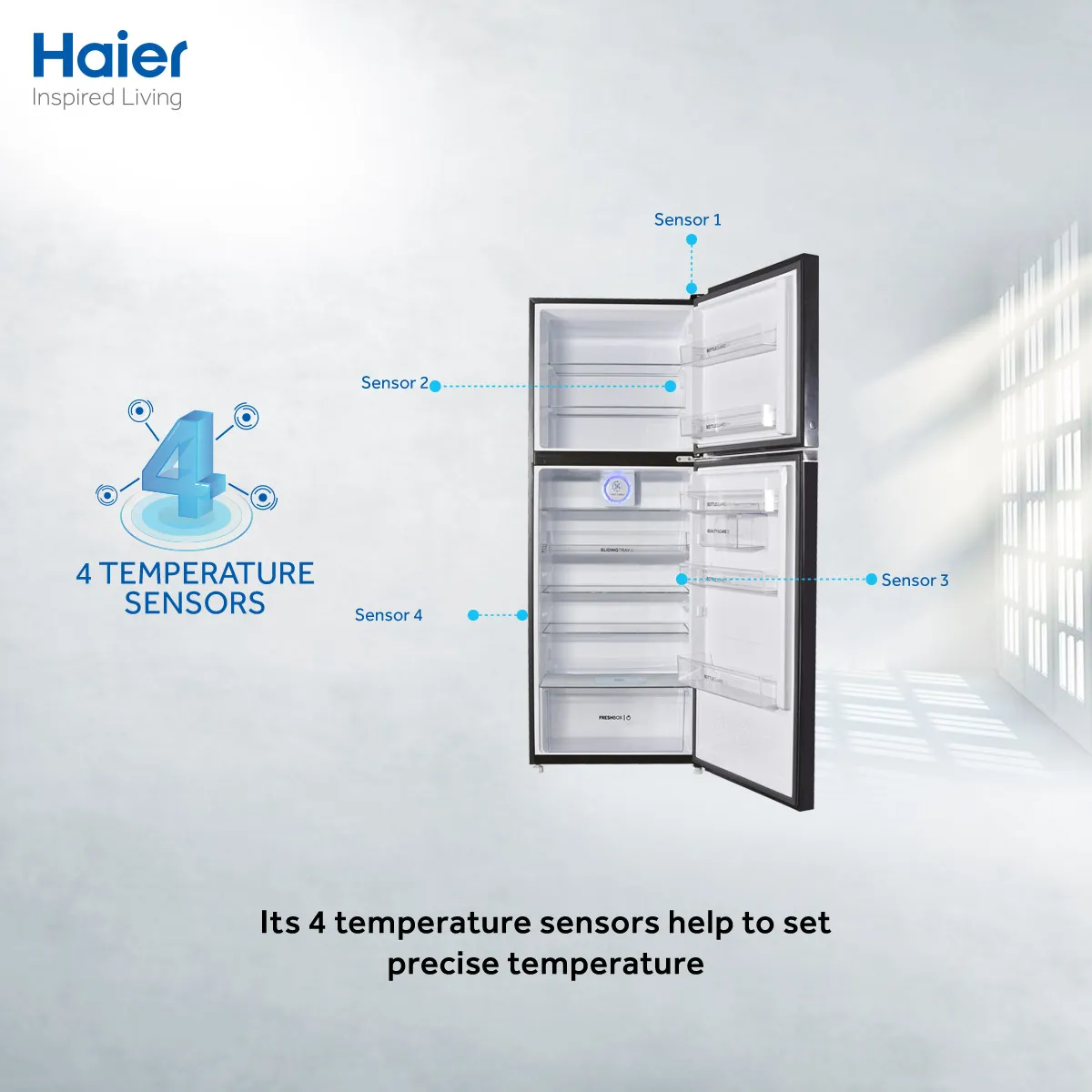 19 Cu Ft Green Smart Inverter Refrigerator