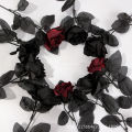 Gothic Black Rose Artificial Flowers Simulation Flowers Valentine Gift Wedding Flowers Home Decoration Roses Photo Props. 