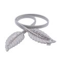 1/2pcs Fashion Women Metal Belt Stylish Vintage Golden Silver Leaves Chain Waist Belt Smooth Buckle Clothes Decoration Lady Gift. 