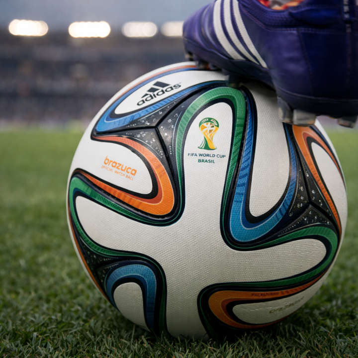 Adidas Brazuca Official Match Football — FIFA World Cup Size 5 ...