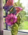 BUTTERFLY THEME 5 PCS FOIL BALLOONS SET PARTY DECORATION FOIL BALLOONS. 