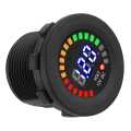 Universal Voltmeter With RGB LED Voltage Display, DC 24V 1 PC. 