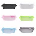 Casual Hollow Clear Mesh Makeup Bag Candy Color Lipstick Bag Transparent Pencile Bag Coin Purse Mini Mesh Storage Bag Travel. 