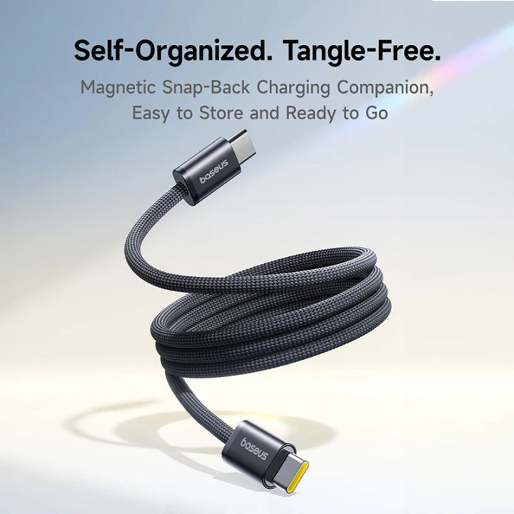 Baseus%20Dynamic%204%20Pro%20Type-c%20to%20Type-c%20PD%20100W%20Magnetic%20Charging%20Cable%20For%20Iphone%2017%2016%2015%20Series%20Samsung%20S25%20S24%20&%20More%20-%20Image%206
