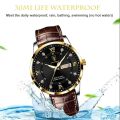 Men Watches Waterproof Luminous Top Brand Luxury Leather Casual Sports Quartz Wristwatch Man Watch for Men. 