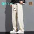 DR BEI Men Long Pants Long Trousers Men Fashion Casual Wide Leg Trousers. 