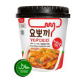 Yopokki Original Topokki Rice Cake | Original Flavor | 140 Grams | Korean Rice Cake Snacks | Tteokbokki | Halal Certified. 