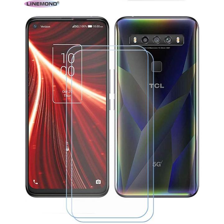[2-Pack] for TCL 10 5G UW Tempered Glass Screen Protector, 9H Hardness Anti-Scratch Anti-Fingerprint Anti-Bubble Compatible Full Coverage Clear Film for TCL 10 5G UW (6,53#34;)