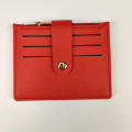 Certificate Cover With Zipper Card And ID Holder With Buckle Closure Card Holder With Zipper And Buckle Driver's License Wallet Zippered Card Case. 