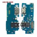USB Charger Port Jack Dock Connector Charging Board Flex Cable For Samsung Galaxy A32 4G A325 / A32 5G A326. 