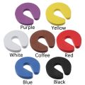 4PCS Soft Foam Door Stopper Baby Kids Safety Guard Finger Protector Home Kitchen Bedroom Security Door Clip. 