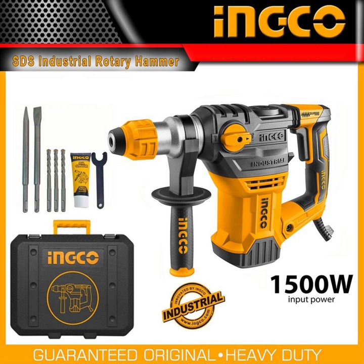Ingco Rotary Hammer Drill 1500W Electric (With BMC Box)