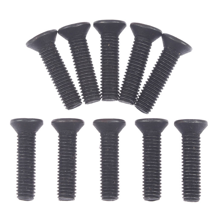 10PCS Fixing Screw M5*20 Left Hand Thread for 3/8''UNF Drill Chuck Shank Adapter Queena