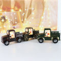 Christmas Car Lantern Unique Vintage ABS Adorable Santa Claus LED Truck for Home Decor. 