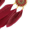Earring Elegant Delicate Vintage Feather Eardrop for Dressing Room. 