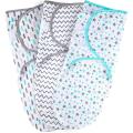 2pcs Baby Swaddle Blanket, 0 to 6 M Swaddle Wrap for Infant, Adjustable Newborn Swaddle, Organic Cotton Baby Swaddle. 