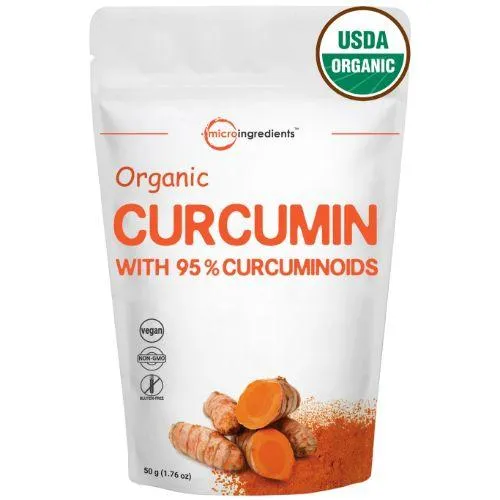 Curcumin 95% Turmeric Extract Powder (ORGANIC), 50g | Daraz.pk