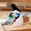 Pigeon Plushie for Collectors Adorable Pigeon Plush Toy Perfect Gift for Kids Soft Simulated Design Versatile Pp Cotton Doll Southeast Asian Buyers' Favorite Plush Pigeon Doll. 