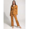 Galaxy Pajama Suit Camel Brown. 