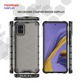 lthmy for Samsung Galaxy A51 cover Shockproof Transparent Hard Case Full Protection Back Cover Honeycomb Casing. 