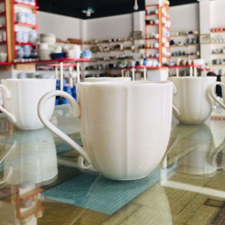 6 piece set of Imported quality fine bone china  tea cups | tea cups set  | 180 ml |  Zaryab traders mingora