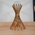 Modern Arts Crystal Nest Tower | Clear Crystal Ball with Metal Stand, Metal Crystal Ball Ornaments, with Gilded Metal Stand Home Ornament, for Home Office Decor, Wedding Gift | Metal Crystal Ball Ornament Nordic Style Wrought Iron Clear Ball Sculptures. 